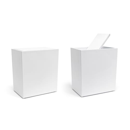 New York Wastebasket, 7 Quart, Snow